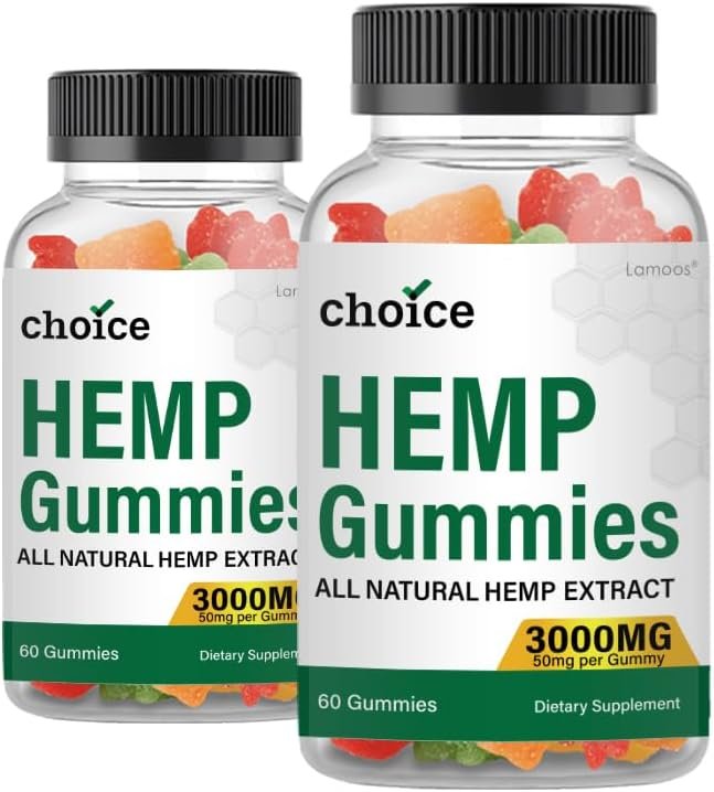 Choice Hemp Gummies (2 Pack, 120 Gummies)