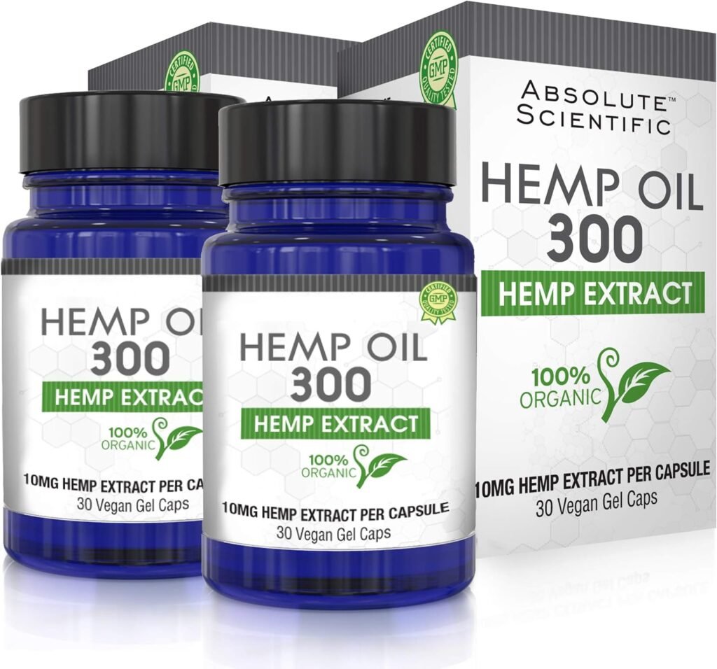 Hemp Oil Capsules 2 Pack 60ct - 100% Organic Hemp Capsules - Rich in Omega Fatty Acids 3 6 9 - Grown and Made in USA - with MCT Oil