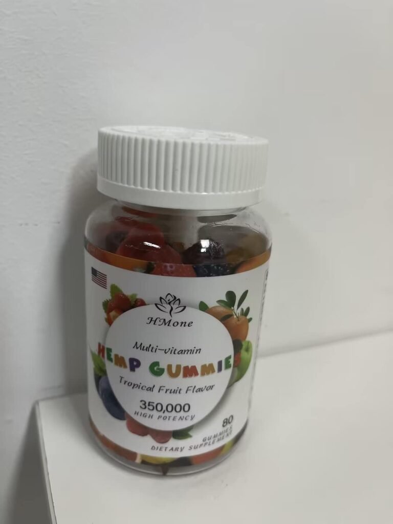 High Potency Organic Hemp Gummies Tasty Great Made with Natural Hemp Oil Gummy Pure-HFGJNHF