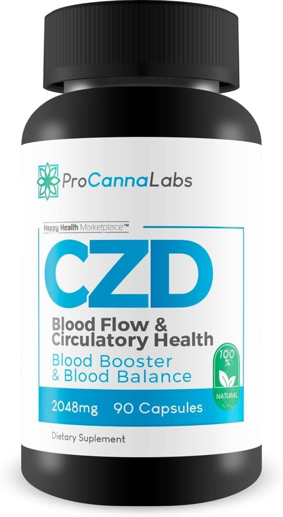 Pro Canna Labs Gummies Capsules - Our Best Vitamin C D Zinc Blood Booster for Blood Balance  Blood Flow - C Z D Blood Flow  Circulatory Health - CDZ Supplement Vitamin C D and Zinc Plus Herbs