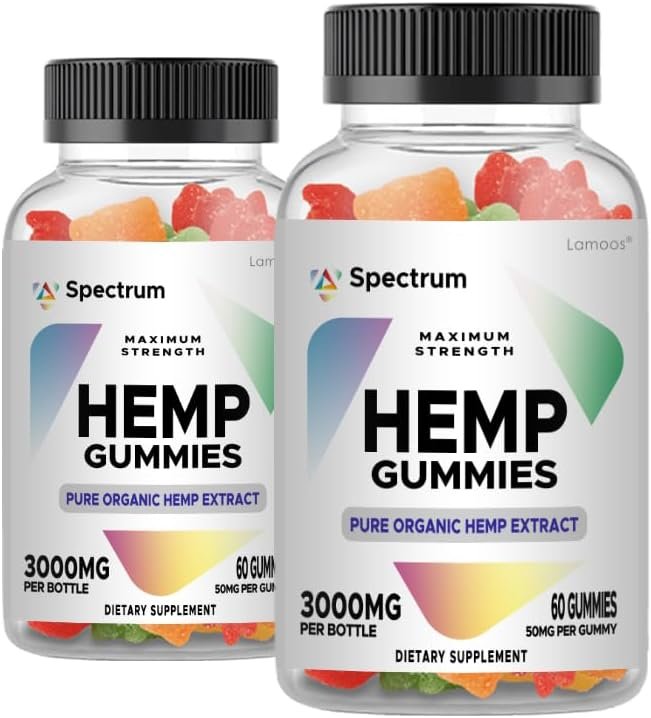 Spectrum Gummies - Spectrum Hemp Gummies (2 Pack, 120 Count)